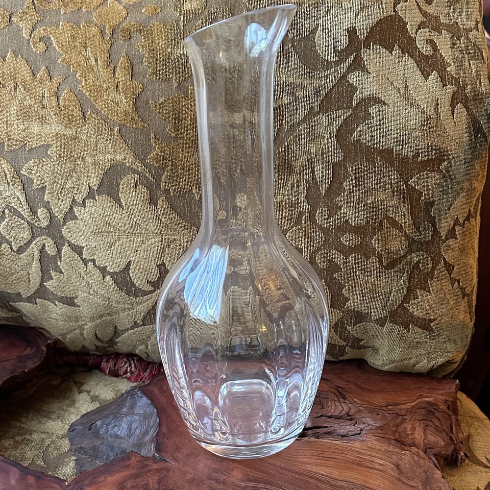 Wedgewood Devon collection crystal glass carafe, Vintage